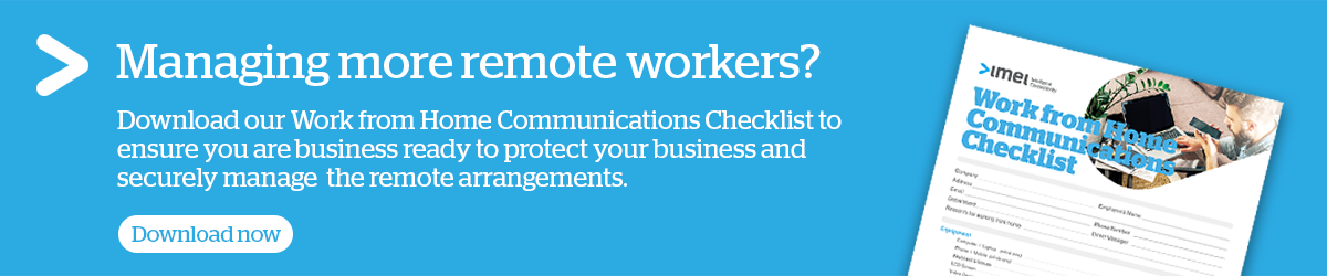 Work from Home Communications Checklist