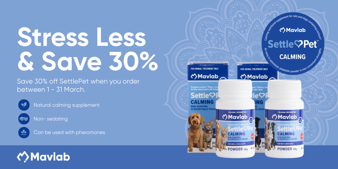 Settle Pet March offer 30_ off