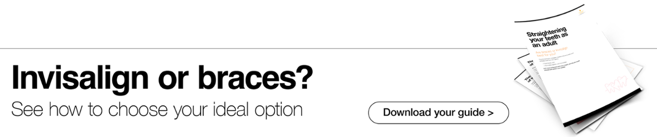 Straightening your teeth as an adult