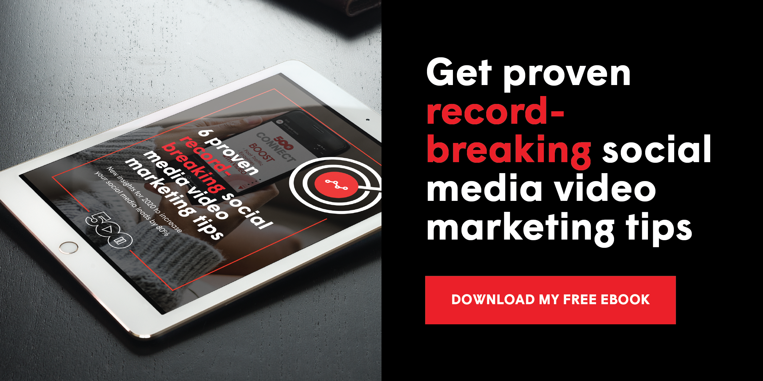 Get proven record-breaking social media video marketing tips: free ebook