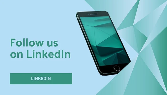 Follow us on linkedin