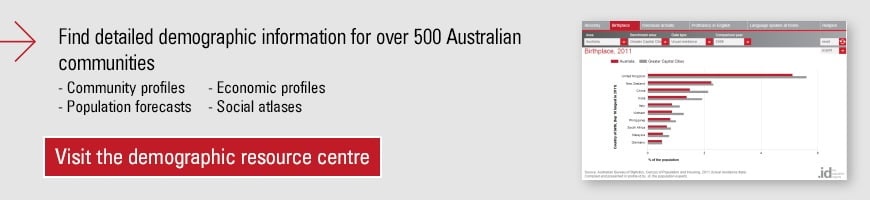 Visit the demographic resource centre