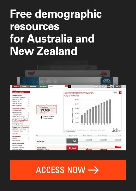 Visit the demographic resource centre