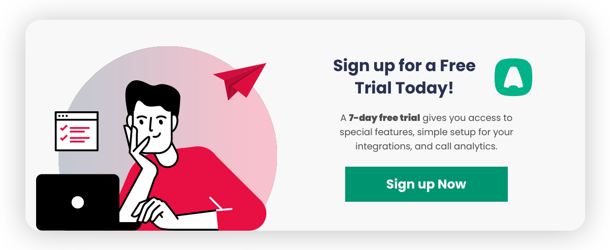 sign up for a free trial today