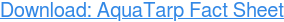 Download: AquaTarp Fact Sheet