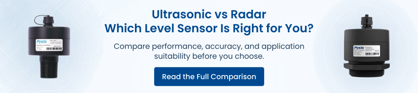 Ultrasonic vs Radar Level Sensors