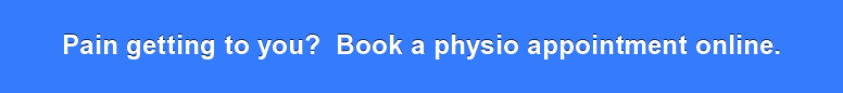 Pain getting to you?  Book a physio appointment online.