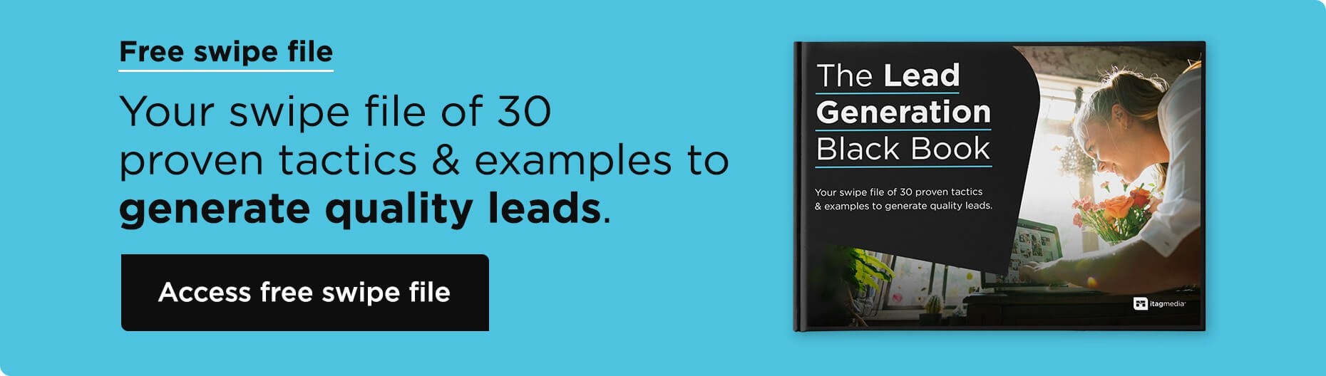 The Lead Generation Black Book - Desktop Blog CTA