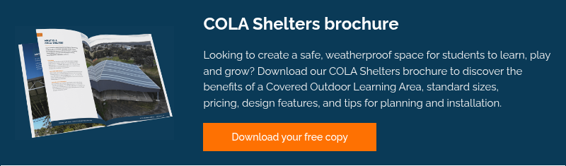 COLA brochure mockup