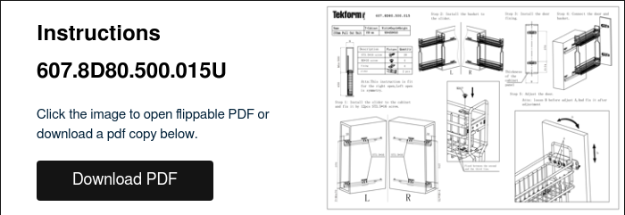 Instructions 607.8D80.500.015U &nbsp; Click the image to open flippable PDF or download a pdf copy below. &nbsp;