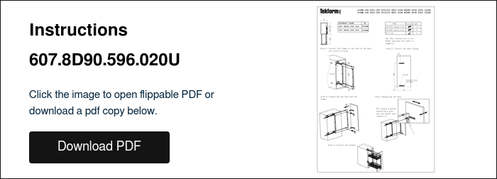 Instructions 607.8D90.596.020U &nbsp; Click the image to open flippable PDF or download a pdf copy below. &nbsp;