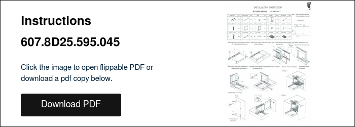 Instructions 607.8D25.595.045 &nbsp; Click the image to open flippable PDF or download a pdf copy below. &nbsp;