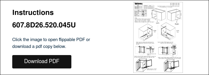 Instructions 607.8D26.520.045U &nbsp; Click the image to open flippable PDF or download a pdf copy below. &nbsp;
