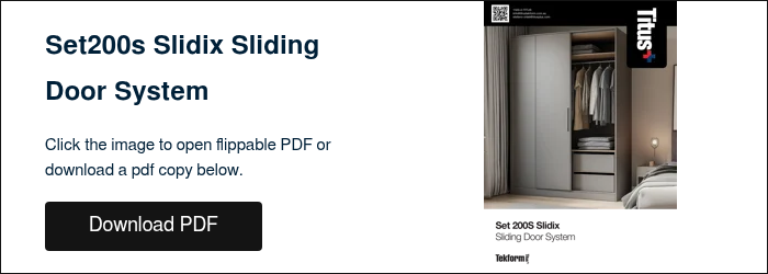 Set200s Slidix Sliding Door System &nbsp; Click the image to open flippable PDF or download a pdf copy below. &nbsp;