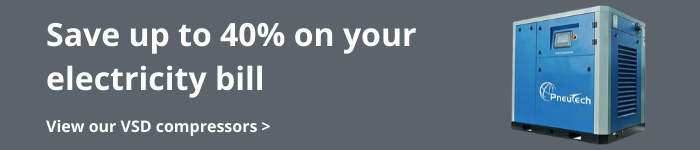 Save up to 40% on your electricity bill. View our VSD compressors.