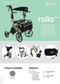 Rolio Duo Product Specification Flyer