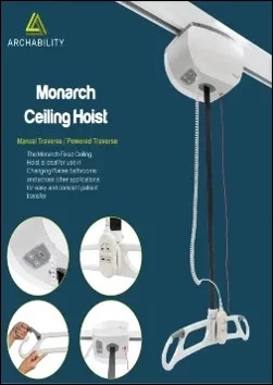 Monarch Ceiling Hoist Traverse Product Specification Flyer