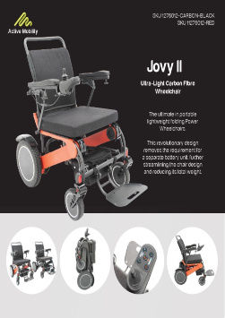 Jovy II Carbon Fibre Wheelchair