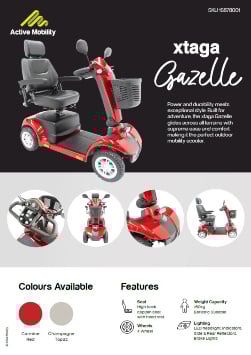 Xtaga Gazelle Mobility Scooter