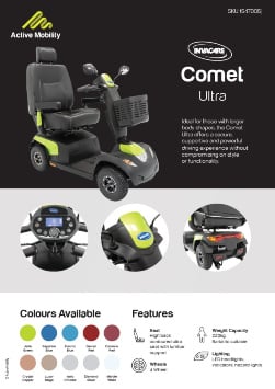 Invacare Comet Ultra Mobility Scooter