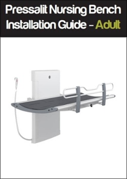 Pressalit Nursing Bench Installation Guide Adult