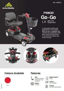 Pride Go Go LX with CTS Suspension