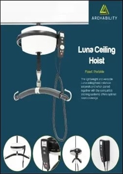 Luna Ceiling Hoist Product Specification Flyer