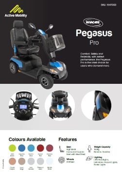 Invacare Pegasus Pro Mobility Scooter