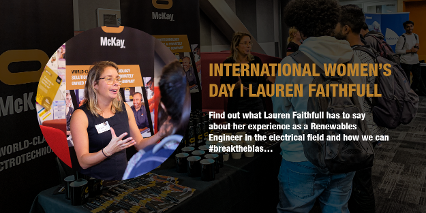 Lauren Faithfull International Women's Day 