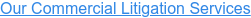 Our Commercial Litigation Services
