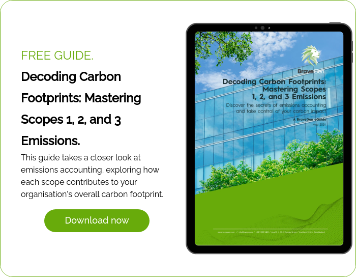 FREE GUIDE. Decoding Carbon Footprints: Mastering Scopes 1, 2, and 3 Emissions. This guide takes a closer look at emissions accounting, exploring how each scope contributes to your organisation's overall carbon footprint.  